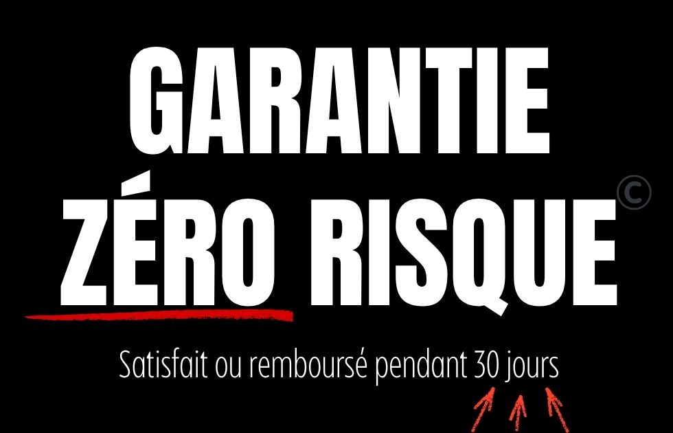 Garantie 30 jours Satisfait ou remboursé + 50€